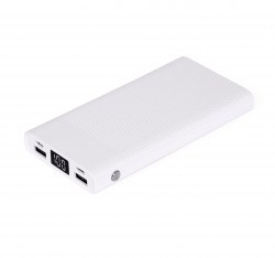 Зарядное устройство (Powerbank)USB Cooper 10000 mAh, пластик, белый (8020-01)